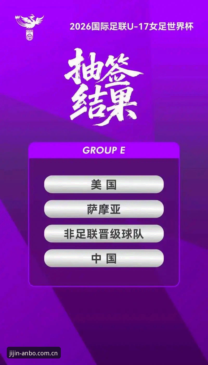 U17世界杯抽签结果对比：中国男足与西班牙、摩洛哥同组，女足直面美国队——安博体育官网深度解读赛事看点